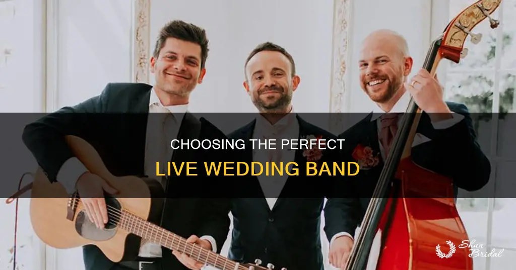 how to choose a live wedding band