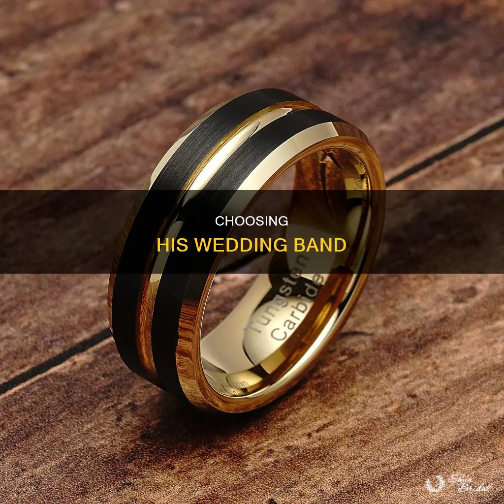 how to choose a male wedding band