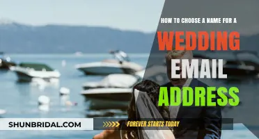 Choosing a Wedding Email Address: Name Ideas and Tips