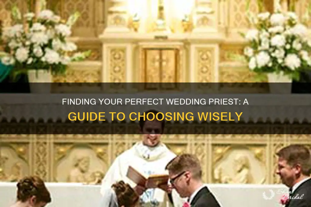 how to choose a priest for wedding