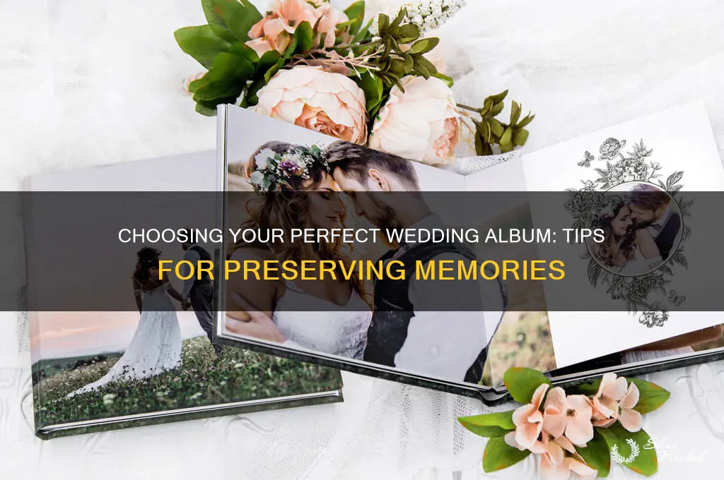 how to choose a wedding album