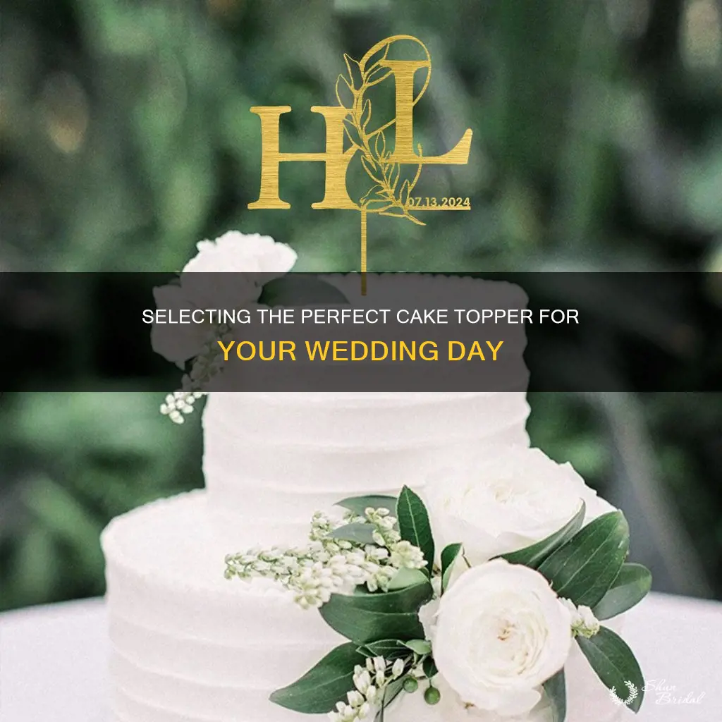 how to choose a wedding cake topper