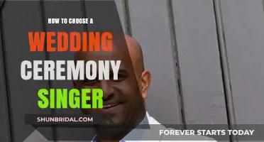 Finding Your Perfect Wedding Ceremony Singer: A Step-by-Step Guide