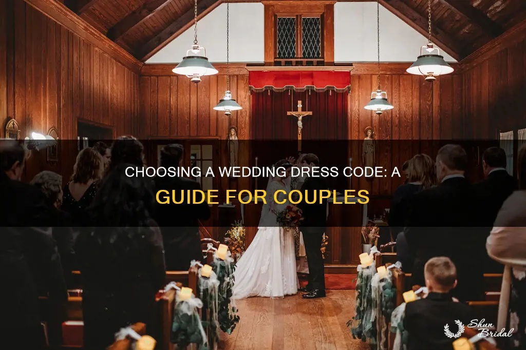 how to choose a wedding dress code