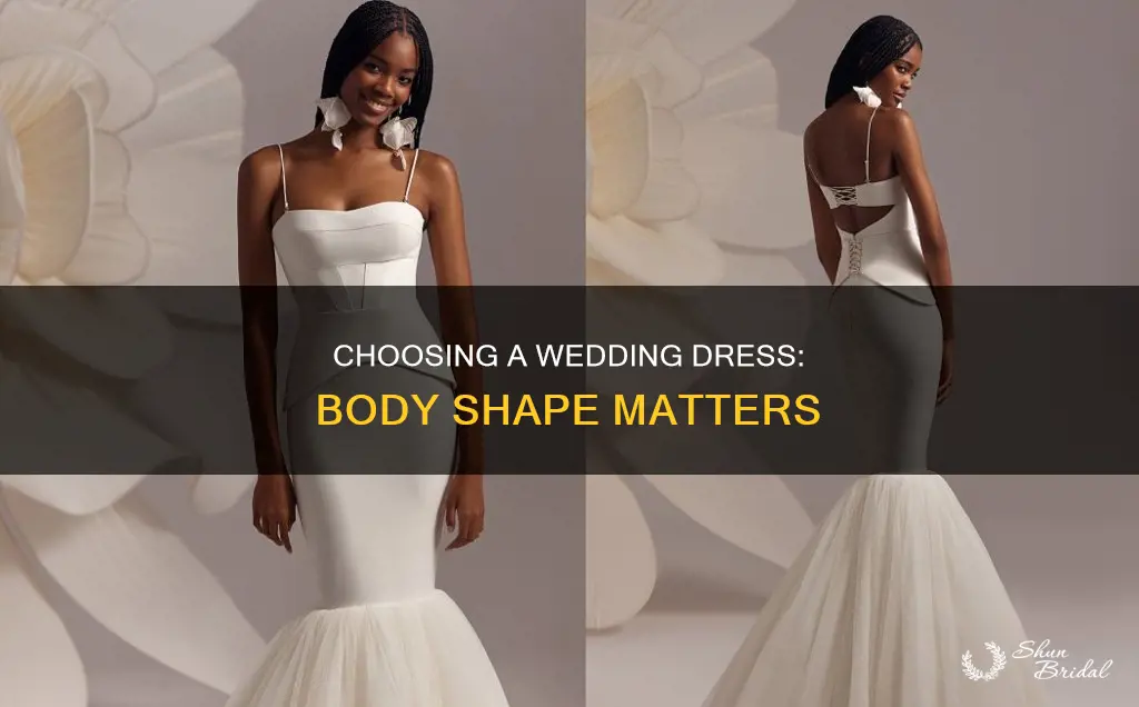 how to choose a wedding dress for your body shape