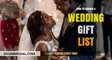 Selecting the Perfect Wedding Gift List: A Comprehensive Guide