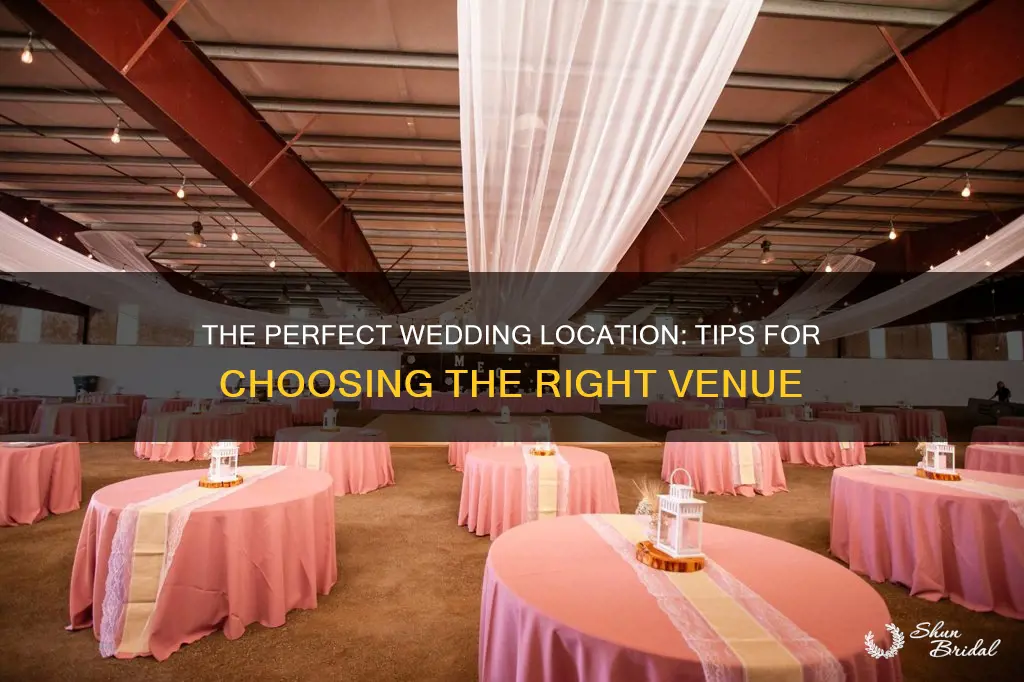 how to choose a wedding location