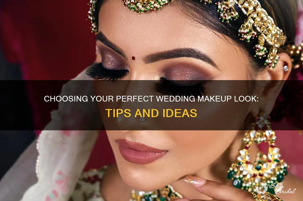 how to choose a wedding makeup look