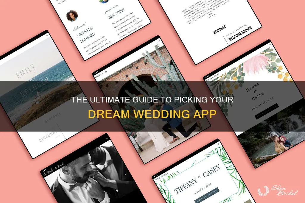 how to choose a wedding planning website app