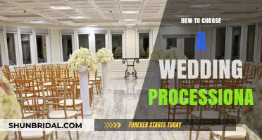 Choosing Your Perfect Wedding Processional: Tips for a Memorable Entrance