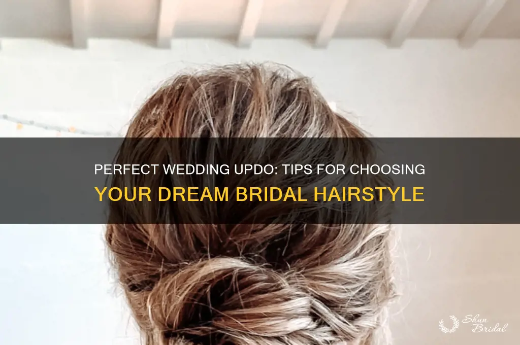 how to choose a wedding updo
