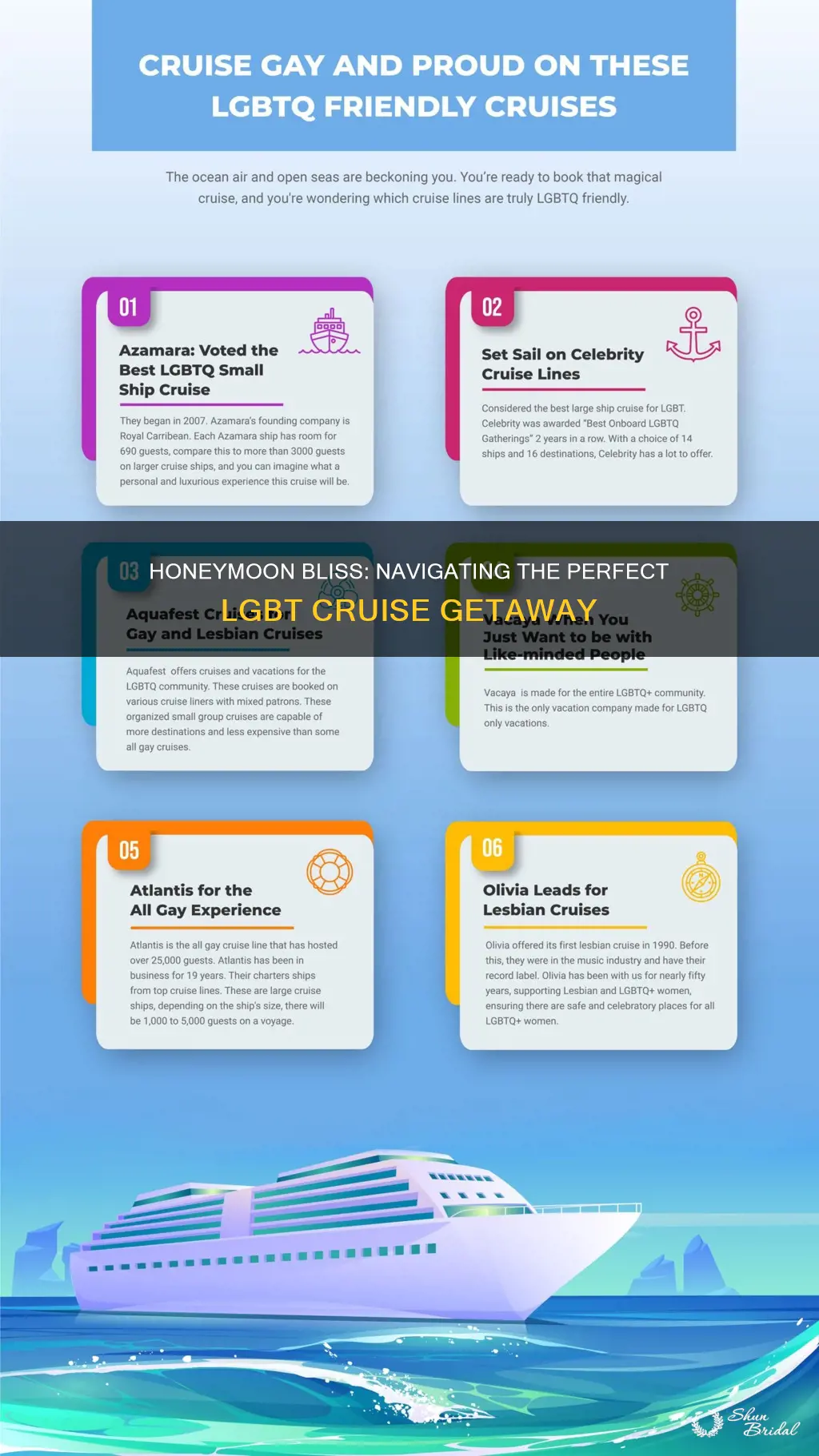 how to choose an lgbt cruise for your honeymoon