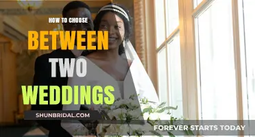 Choosing Between Two Weddings: A Guide to Making the Right Decision