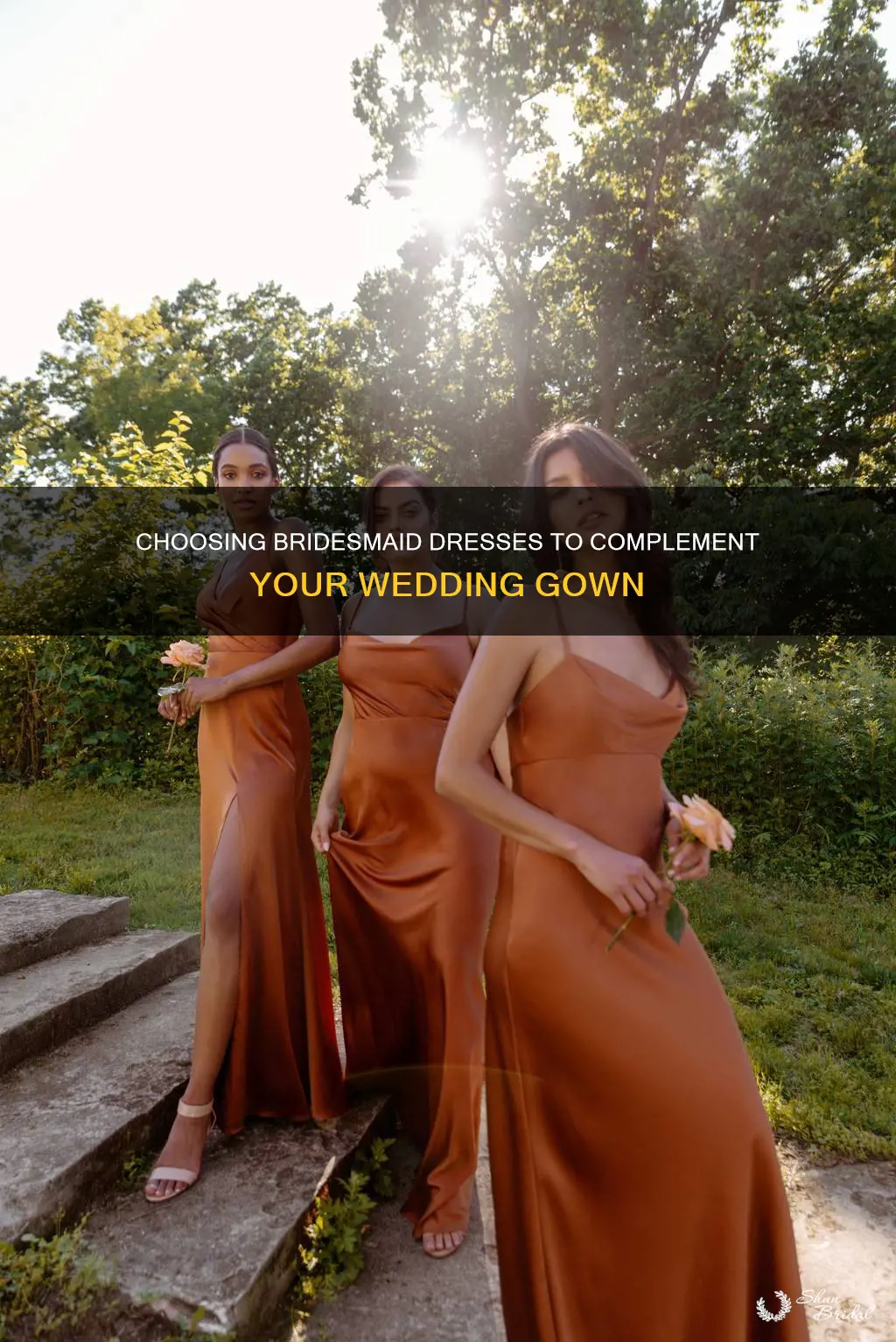 how to choose bridesmaid dresses to match wedding dress