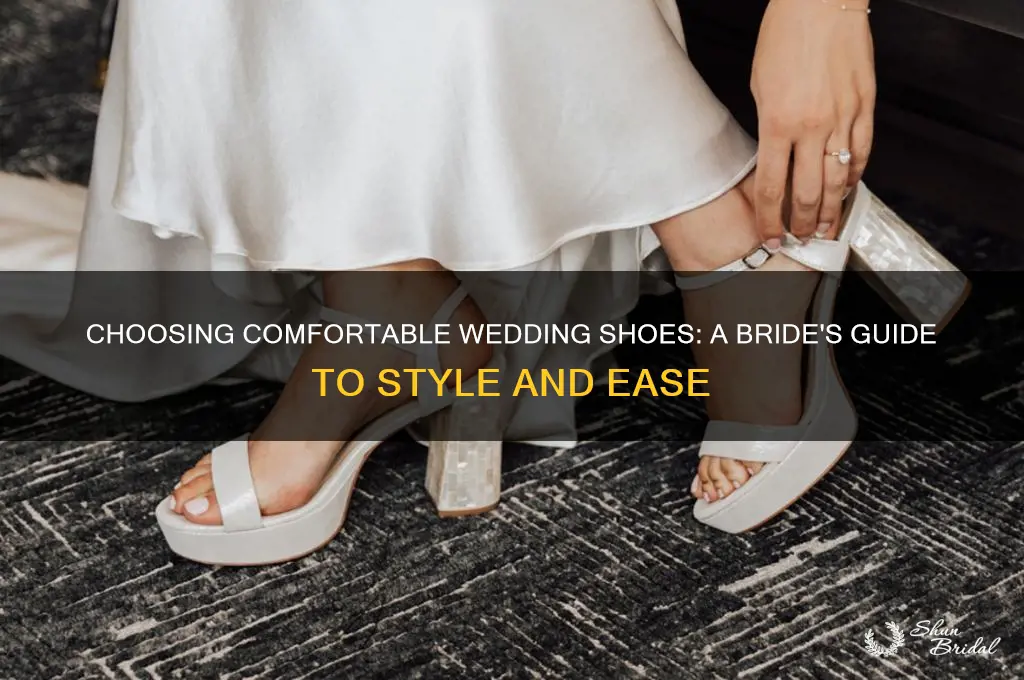 how to choose comfortable wedding shoes