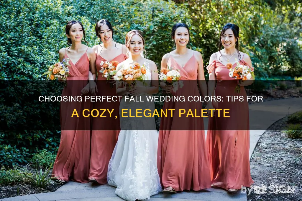 how to choose fall wedding colors