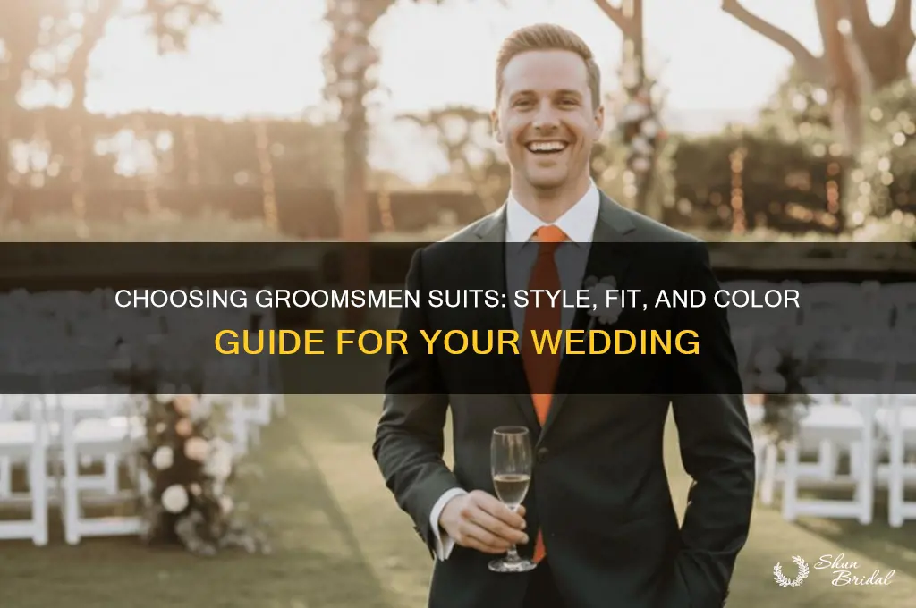 how to choose groomsmen suits