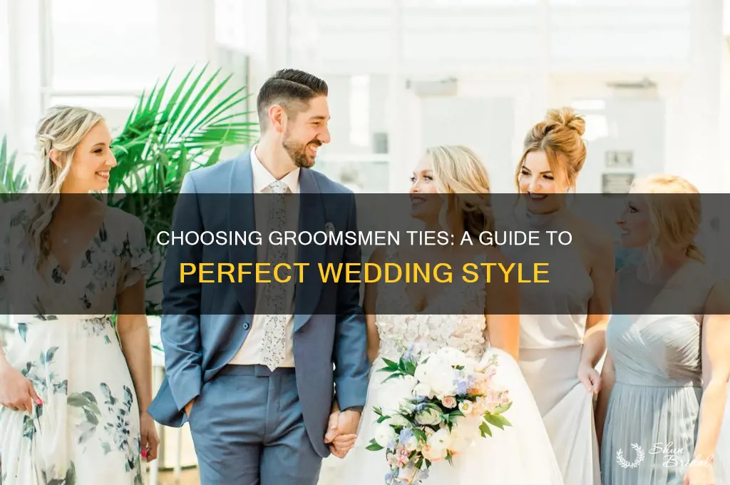 how to choose groomsmen ties