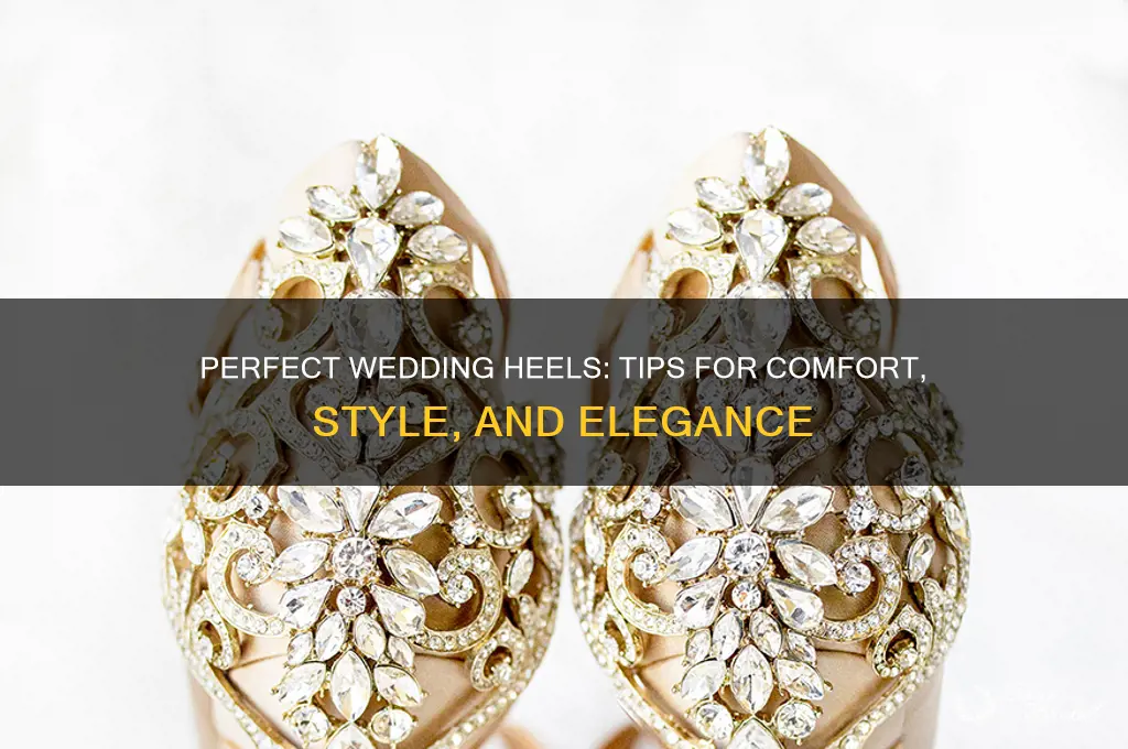 how to choose heels for wedding