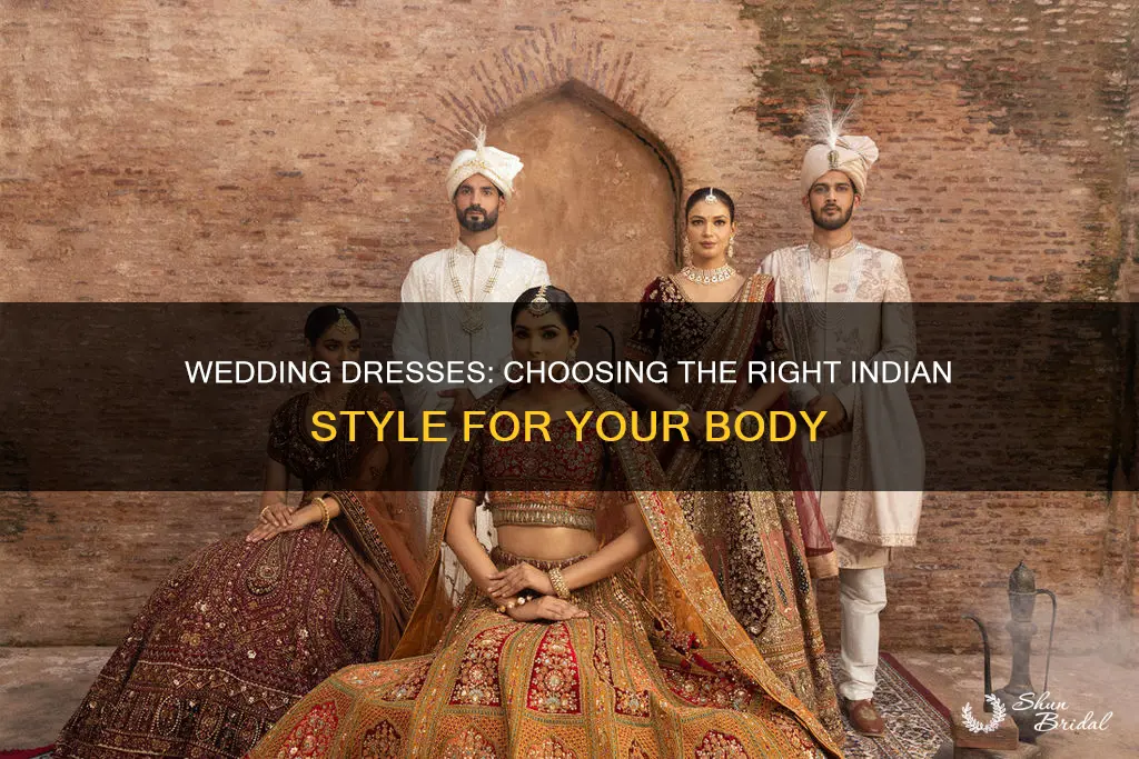 how to choose indian wedding dress for your body type