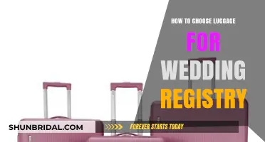 Choosing the Perfect Luggage for Your Wedding Registry