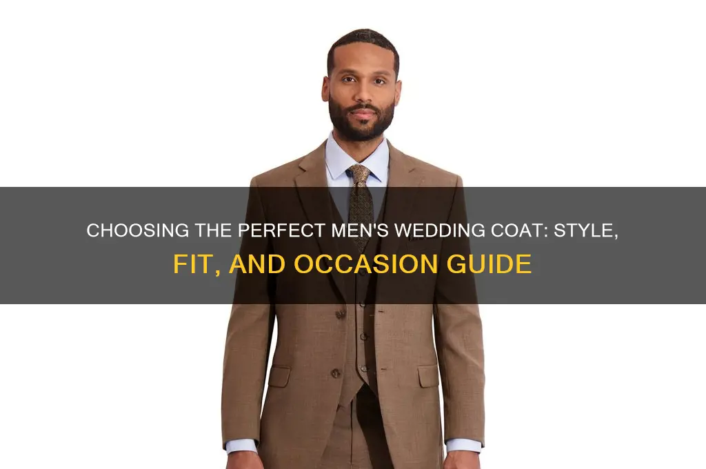 how to choose mens coats for wedding