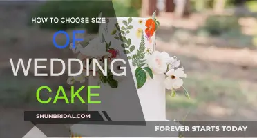 Choosing the Perfect Wedding Cake: Size Guide