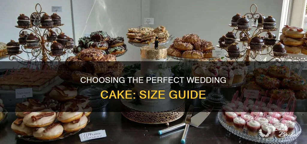 how to choose size of wedding cake