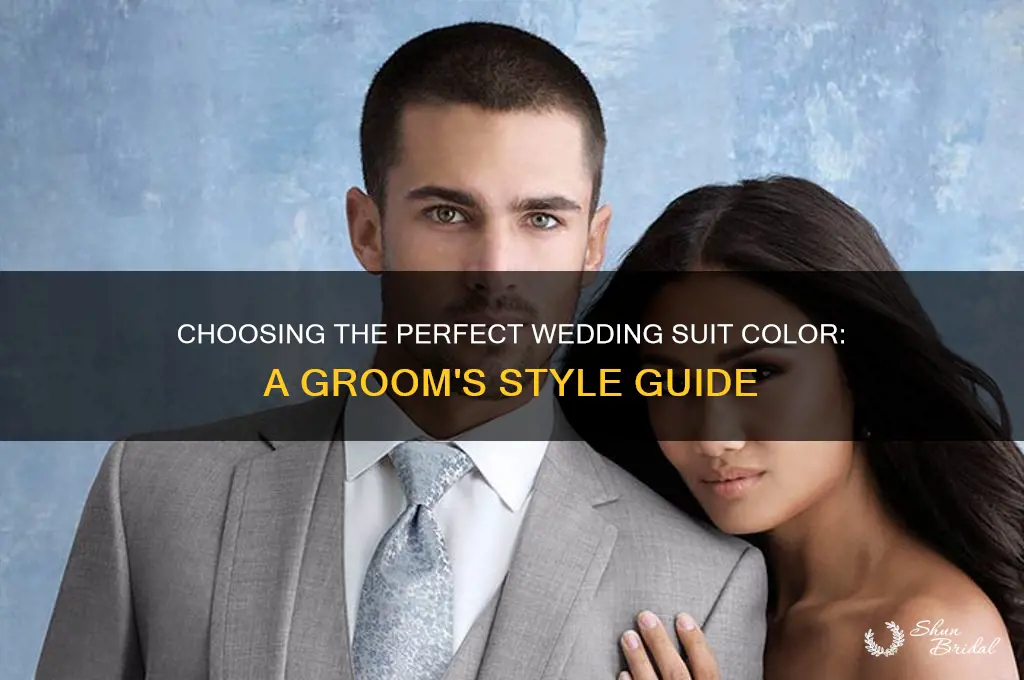 how to choose suit color for wedding