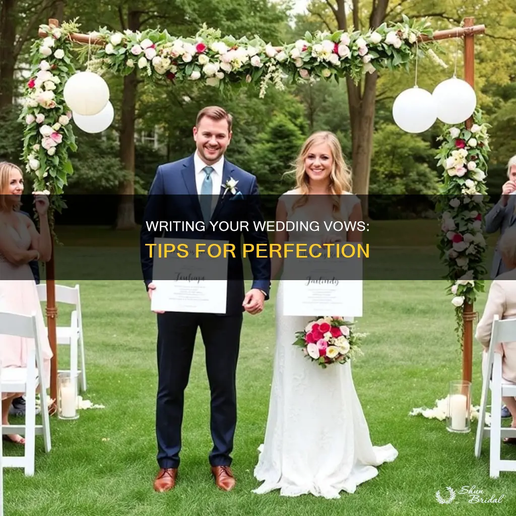 how to choose the perfect wedding vows