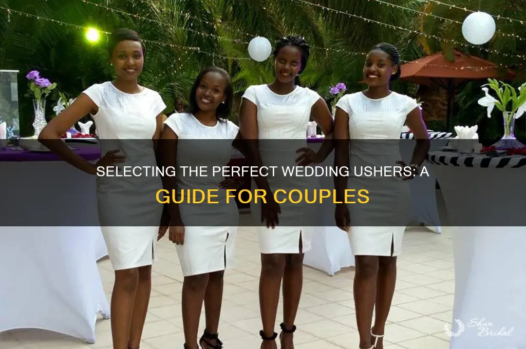 how to choose ushers for wedding