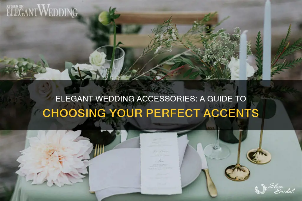 how to choose wedding accessories