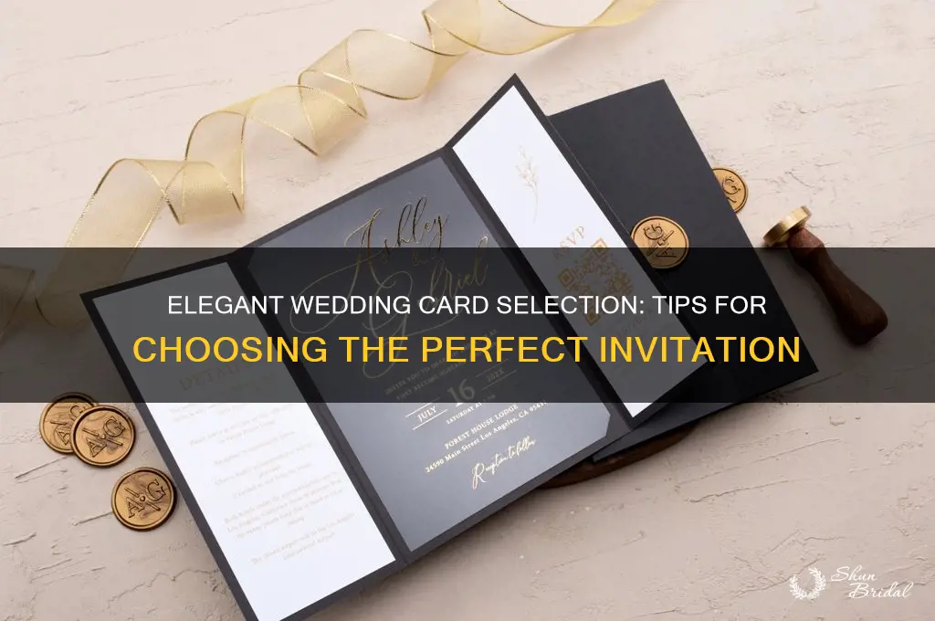 how to choose wedding cards