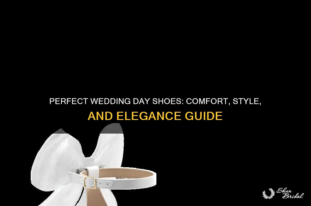 how to choose wedding day shoes