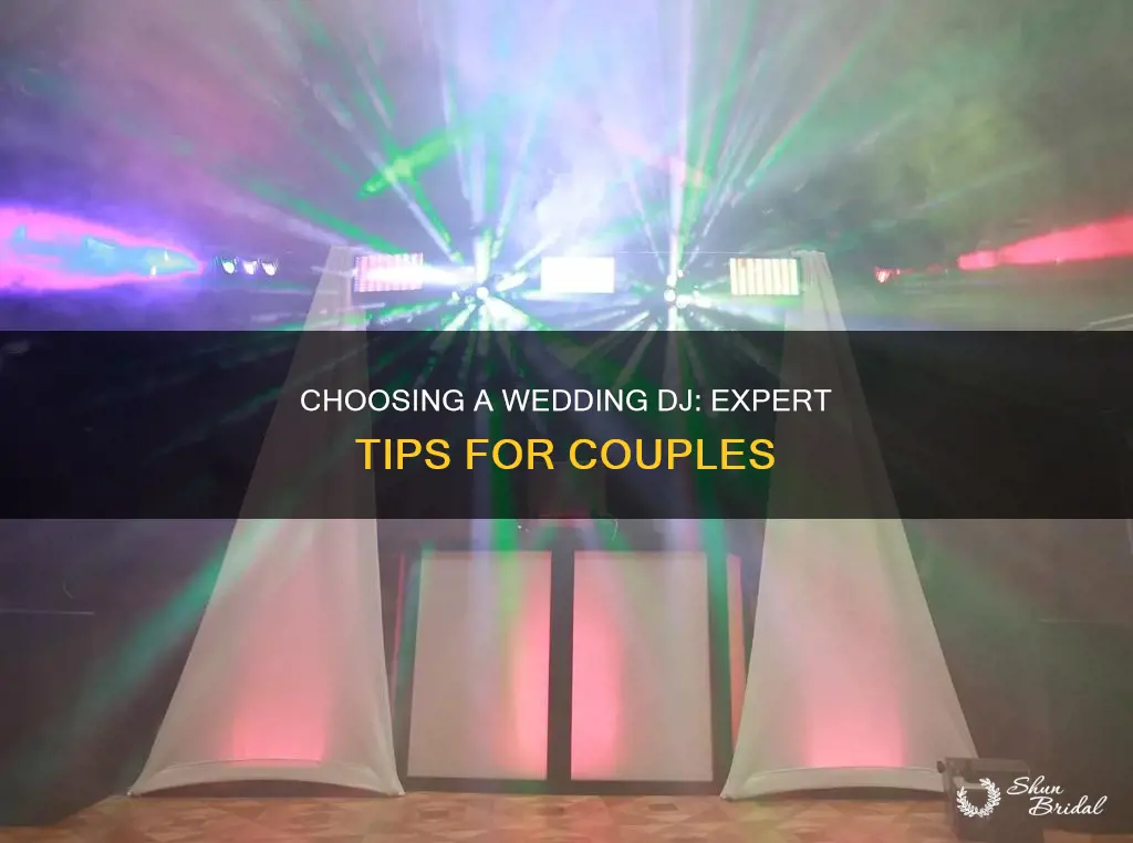 how to choose wedding dj