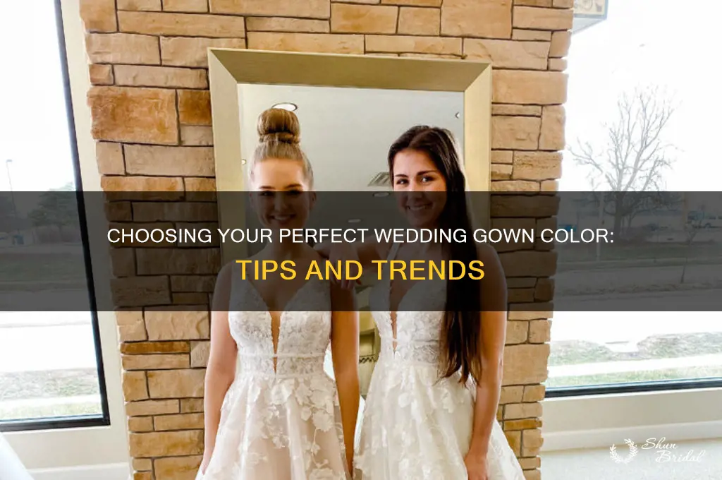 how to choose wedding gown color