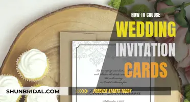 Choosing the Perfect Wedding Invitation: A Guide to Card Selection