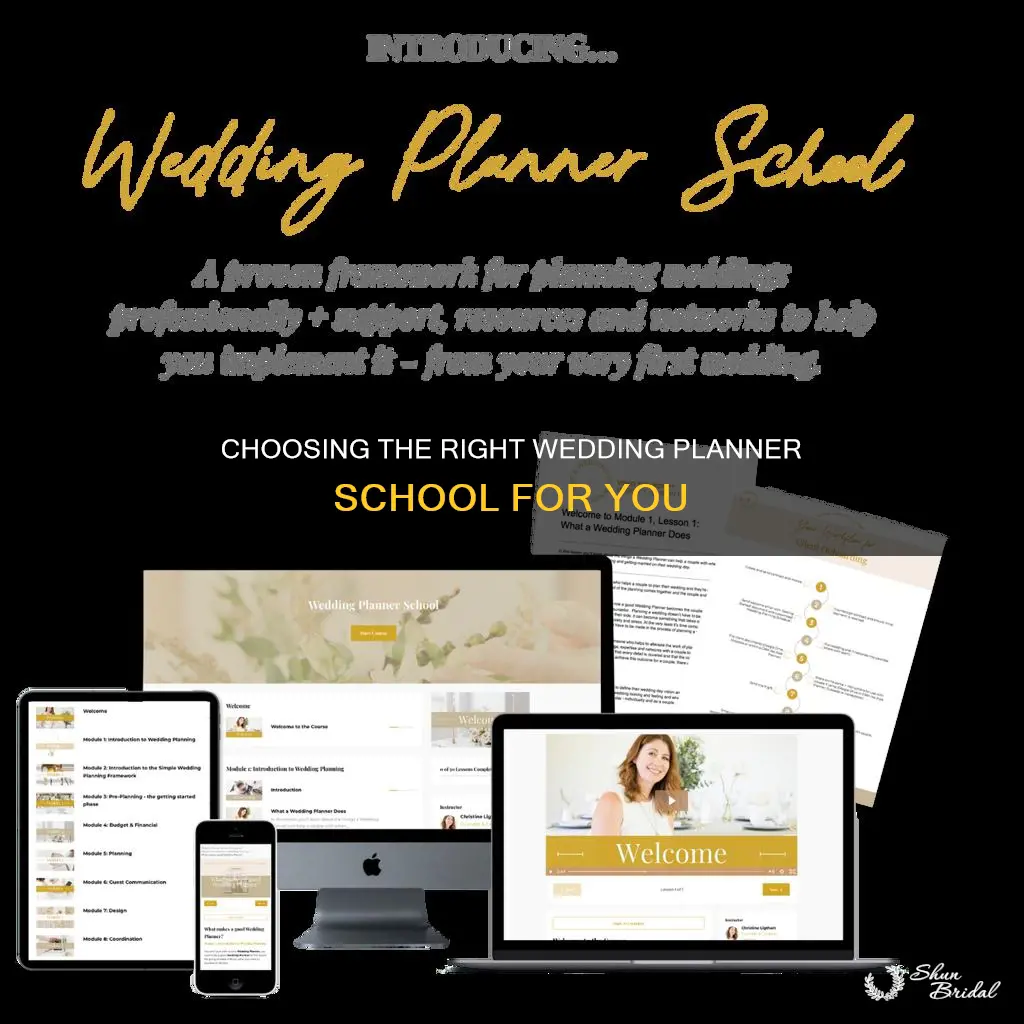 how to choose wedding planner school