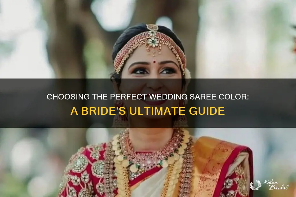 how to choose wedding saree color