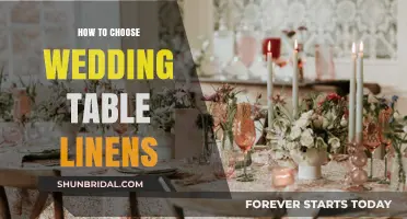Elegant Wedding Table Linens: Tips for Choosing the Perfect Style