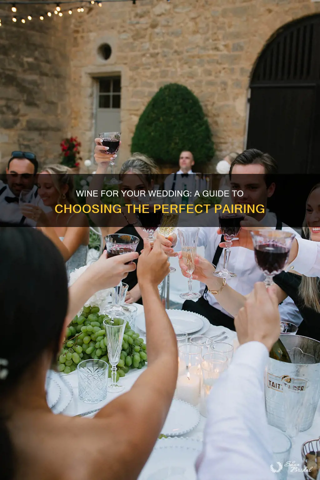 how to choose wine for wedding reception