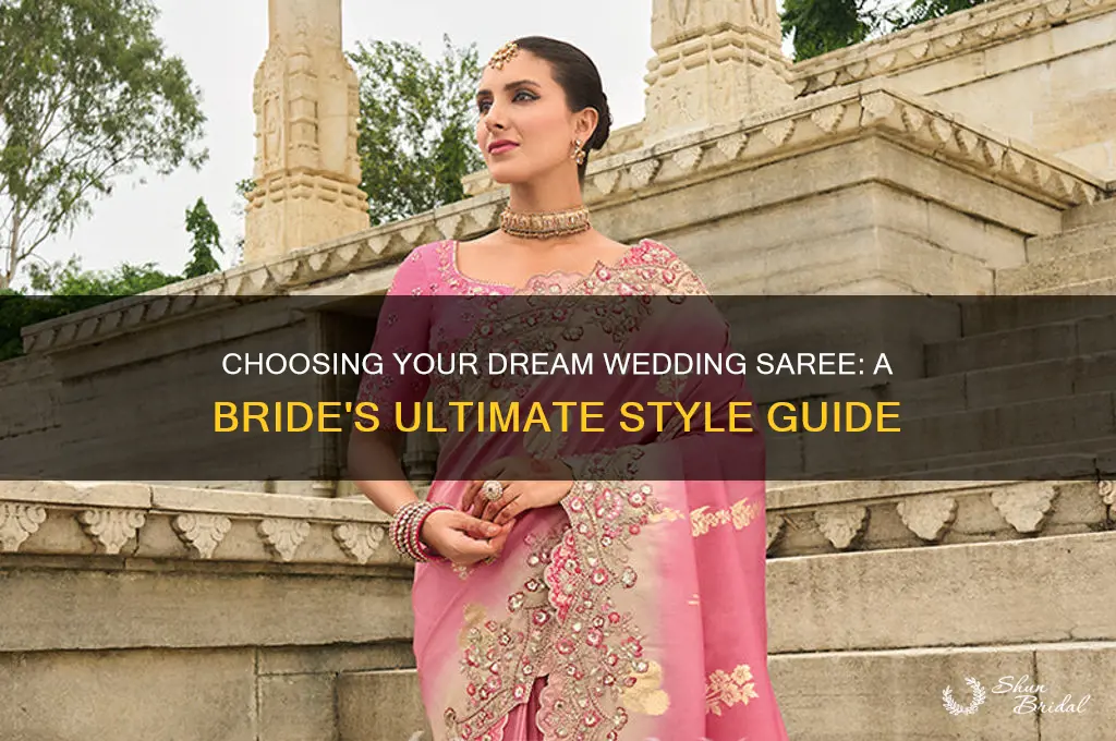 how to choose your wedding saree