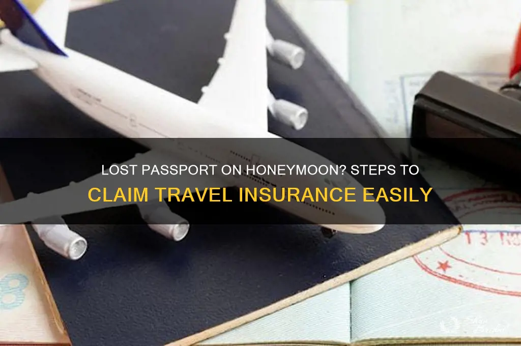 how to claim travel insurance for lost passport honeymoon