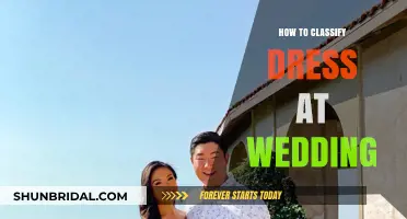 Guide to Dressing for a Wedding: Classifying Your Attire