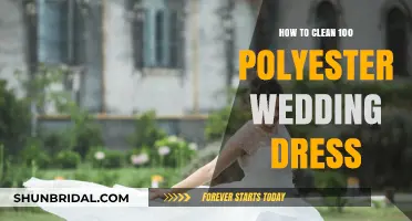 Guide to Cleaning Your Polyester Wedding Dress