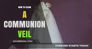Gentle Care for Sacred Wear: Cleaning Your Communion Veil