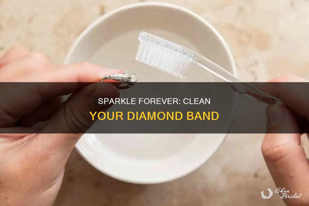 how to clean a diamond wedding band