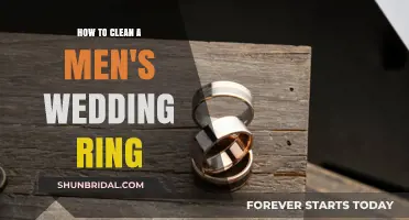 Gentle Cleaning: Men's Wedding Ring Care