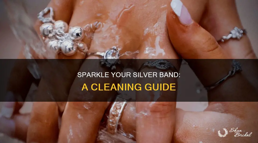 how to clean a silver wedding band