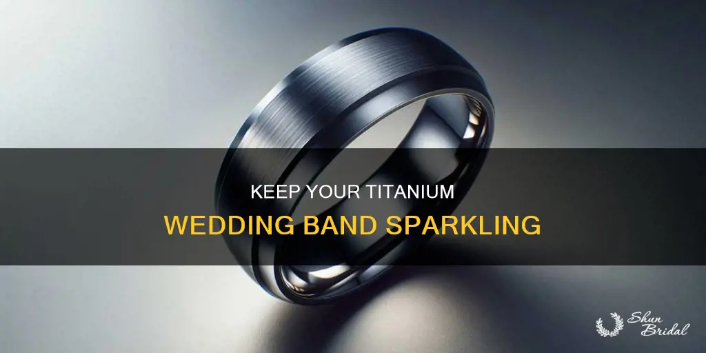 how to clean a titanium wedding band